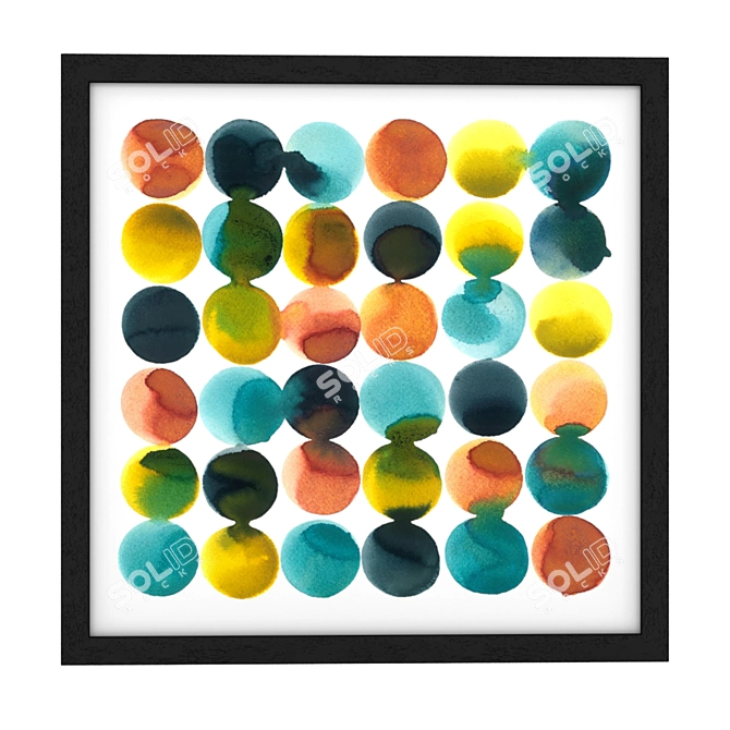 DotArt: Tonal Texture Frame 3D model image 1