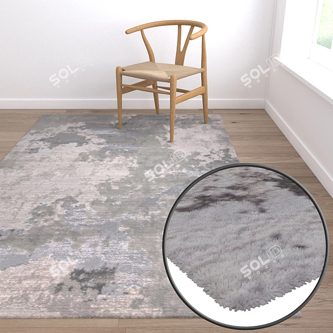 Luxury Carpets Set 618 3D model image 5