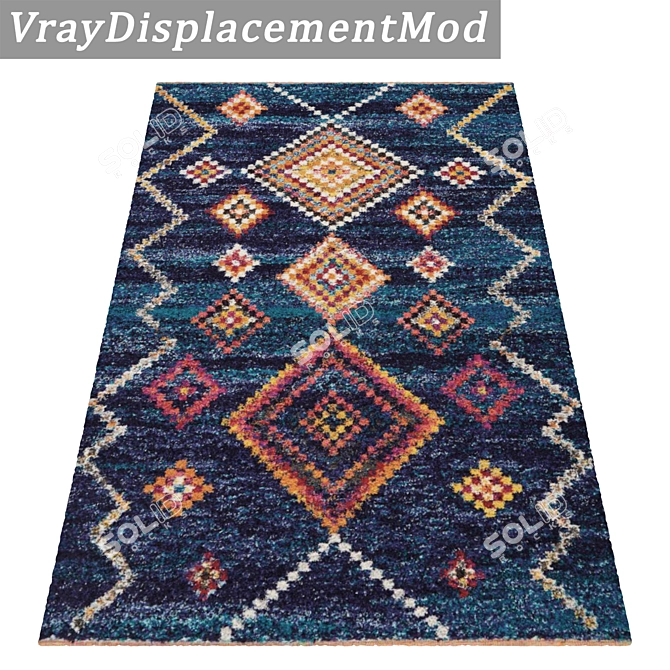 High-Quality Carpets Set 3D model image 3