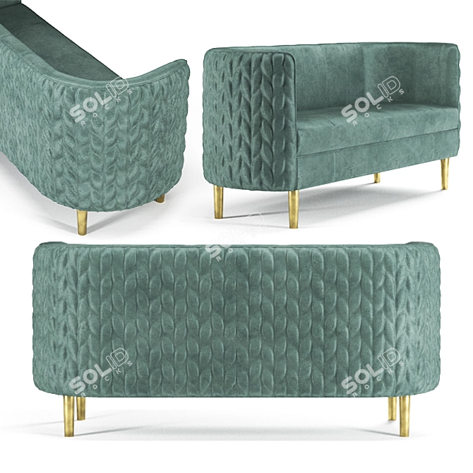 Color-Changing Spica Sofa 3D model image 2