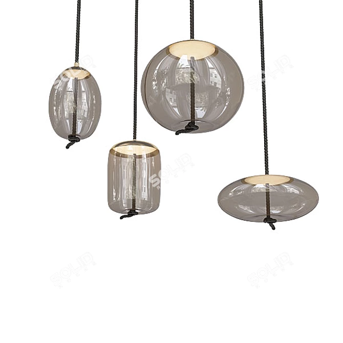 Modern Pendant Lighting Collection 3D model image 2