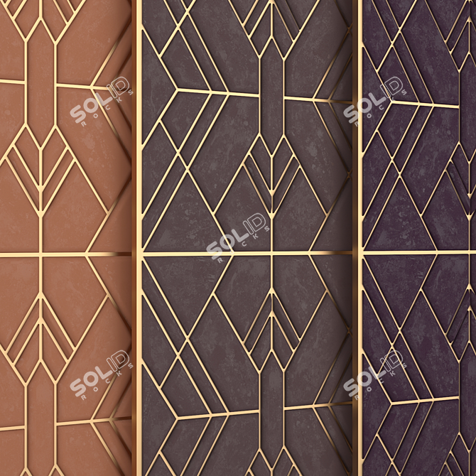 Modern Panel_02: 2015 Design 3D model image 2