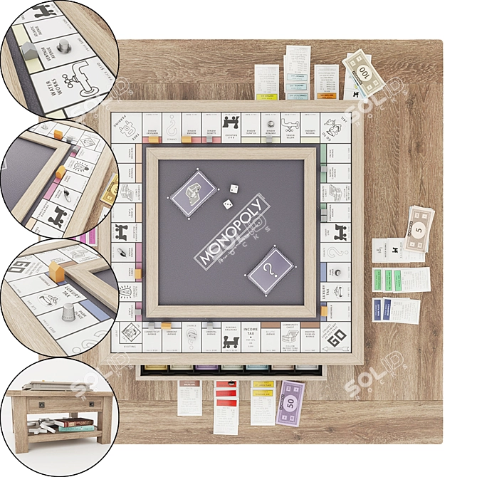 Pottery Barn Monopoly: Ultimate Luxury 3D model image 5