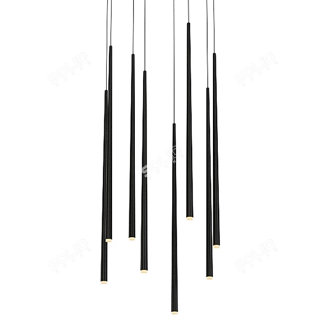 Sputnik Chandelier Collection 3D model image 4