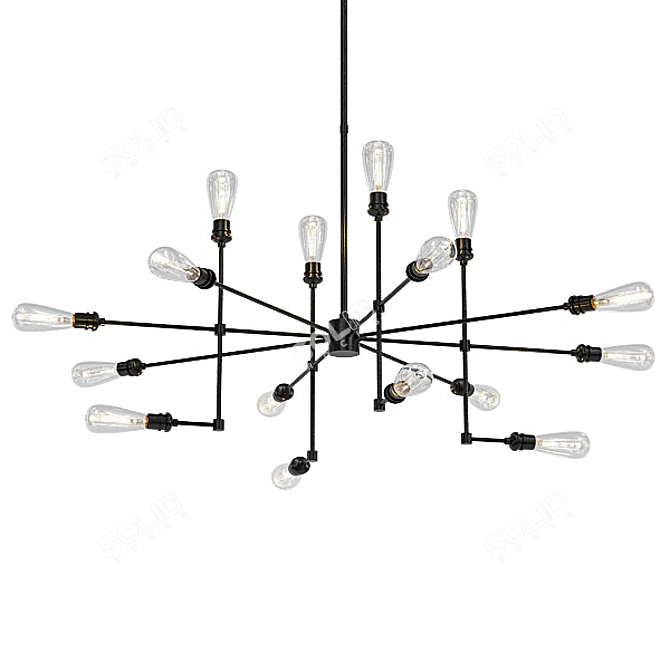 Modern Pendant Collection 3D model image 2