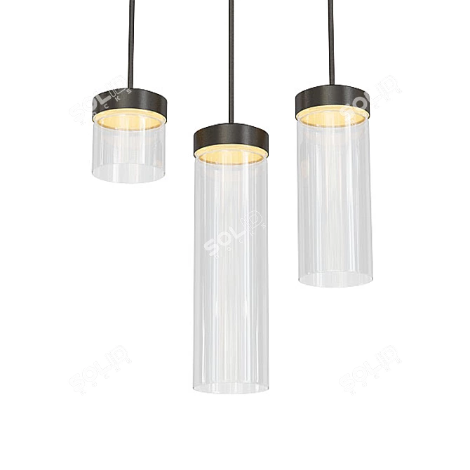 Modern Pendant Collection 3D model image 3