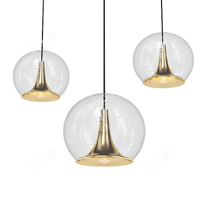 Modern Pendant Collection 3D model image 5
