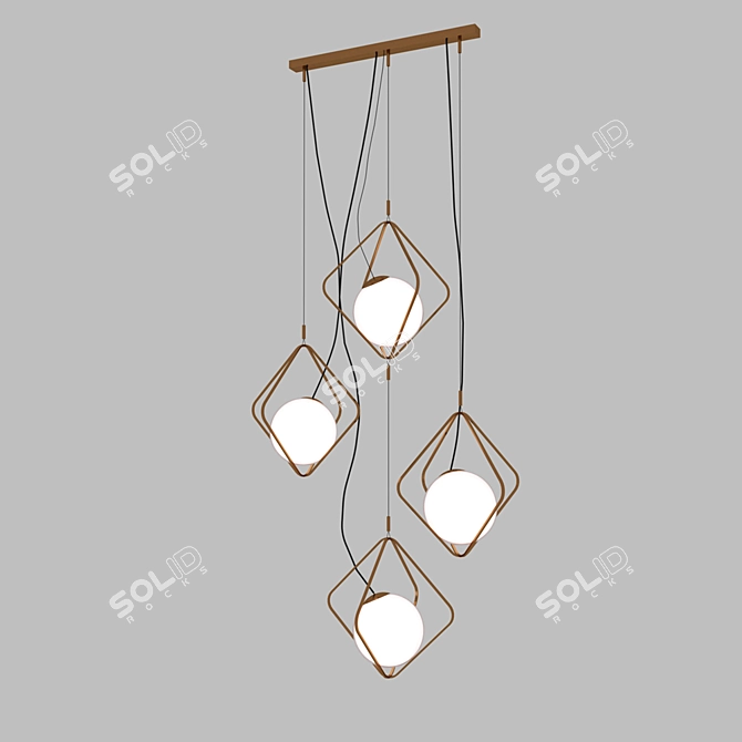 Brokis Cooper Pendant Chandelier 3D model image 1