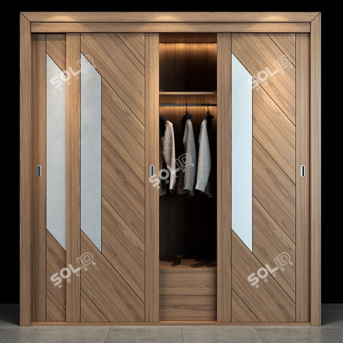 Modern Storage Solution: Cabinet_008 3D model image 1