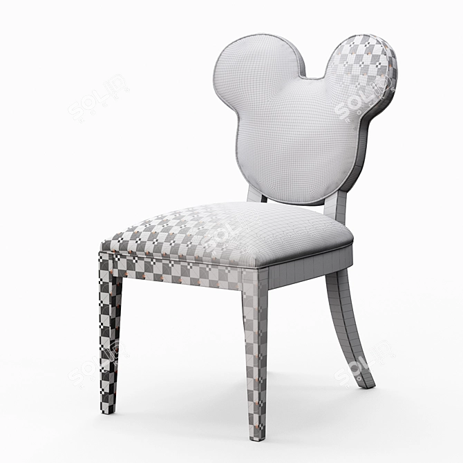 Mickey Mouse Luxury Everywhere Chair 3D model image 5