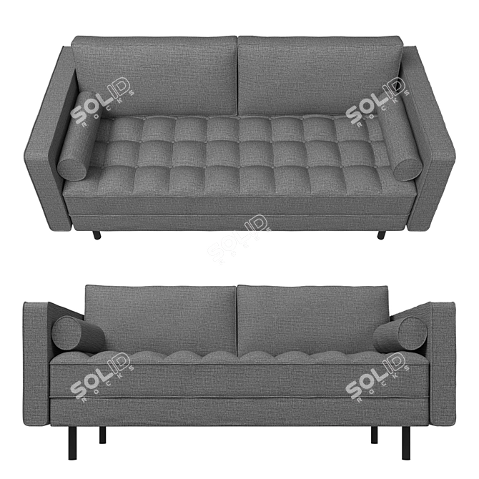 La Forma Sofa Debra: Elegant & Stylish 3D model image 1