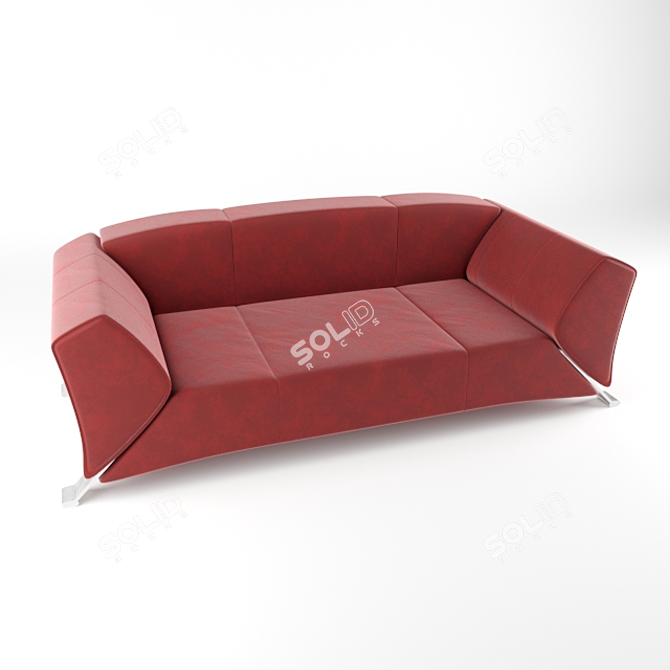 Modern Stylish Sofa 3D model image 1