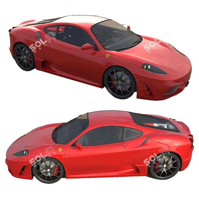 Sleek Ferrari F430 - Vray Render Ready 3D model image 2