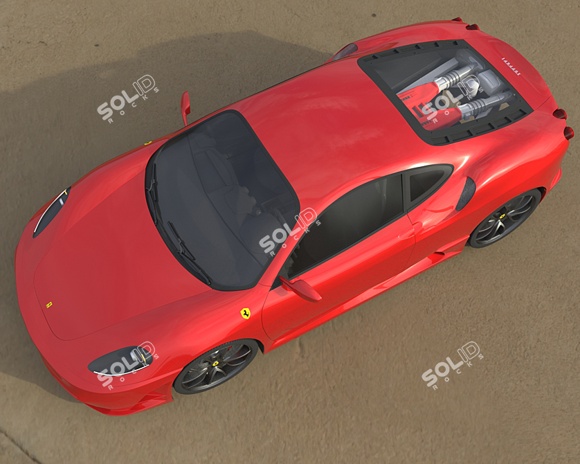 Sleek Ferrari F430 - Vray Render Ready 3D model image 5