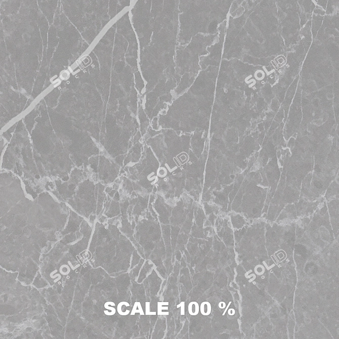 Seamless Marble Stone Set 3D model image 5