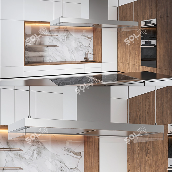 Modern Kitchen Model | Design & Modeling 3D model image 3