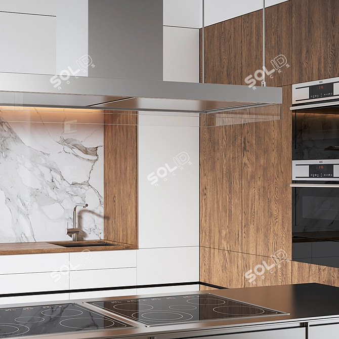 Modern Kitchen Model | Design & Modeling 3D model image 4