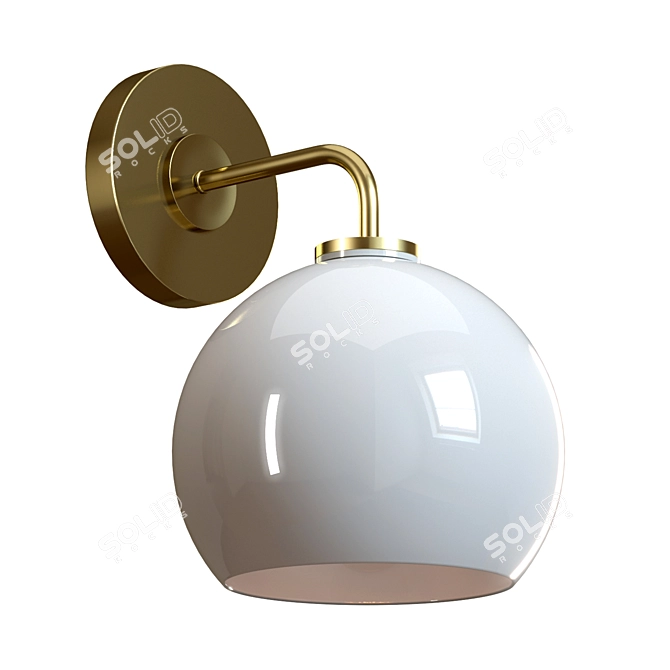 Stylish Arren Wall Sconce 3D model image 9