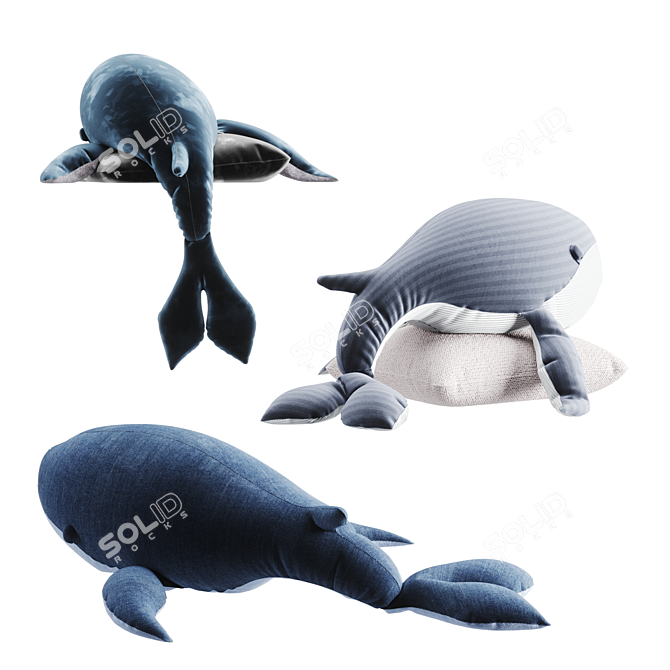 Oceanic Adventures Whale Toy Set 3D model image 6