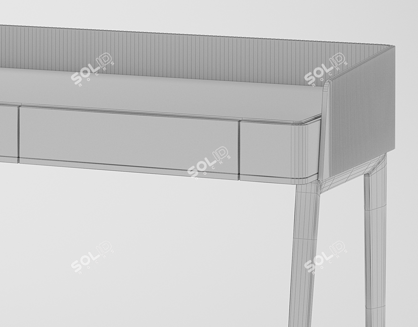Gallotti & Radice Soho Writing Desk 3D model image 3