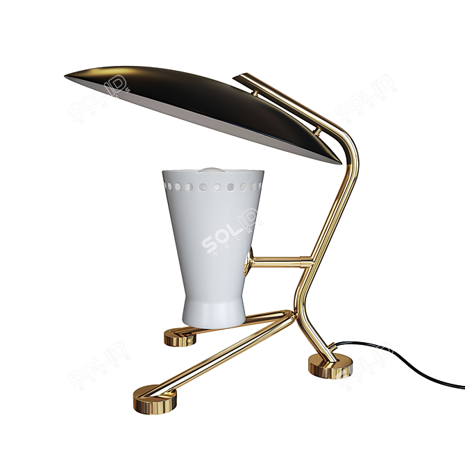 Barry Brass Table Lamp 3D model image 2