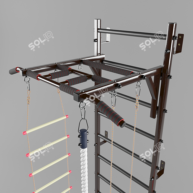 Versatile Swedish Wall & Module Set 3D model image 10