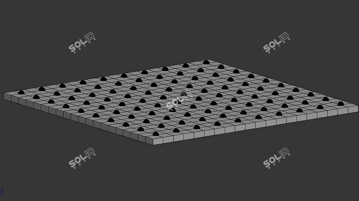 3D Wall Tile: Stylish and Durable 3D model image 3
