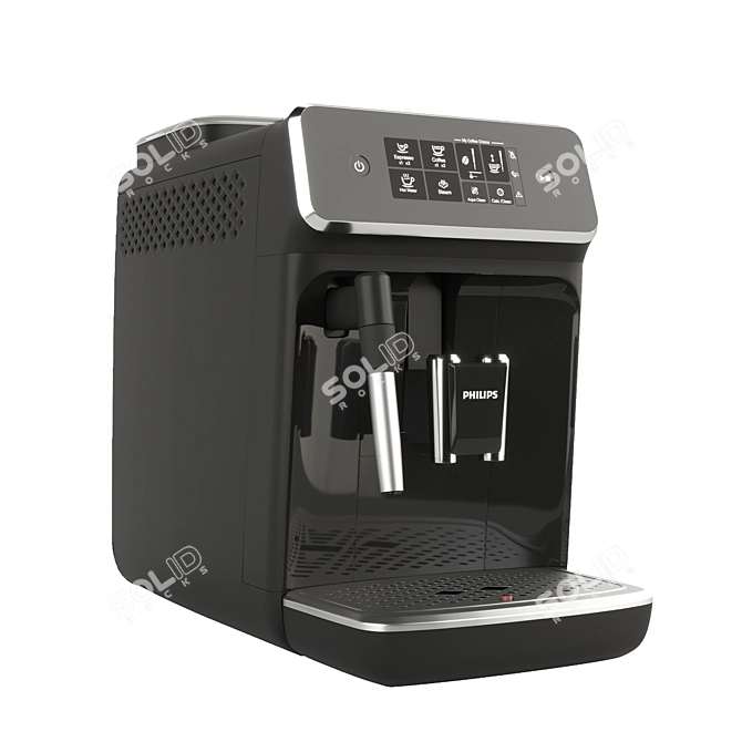 Philips 1200: Fully Automatic Espresso Machine 3D model image 2