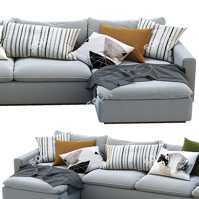 Indera Weeknd Sofa 3D model image 2