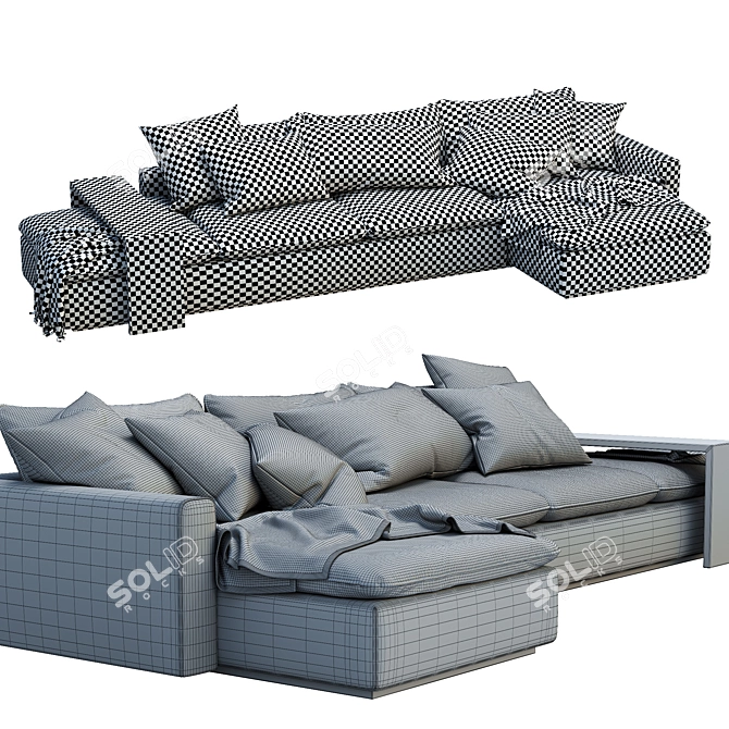 Indera Weeknd Sofa 3D model image 4