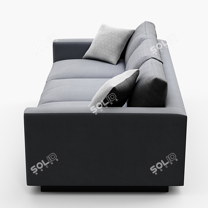 Elegant Perch Lowe Sofa 3D model image 3