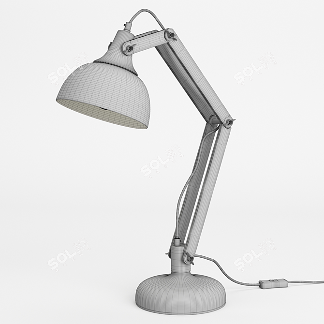 Sleek Dexter Table Lamp 3D model image 4