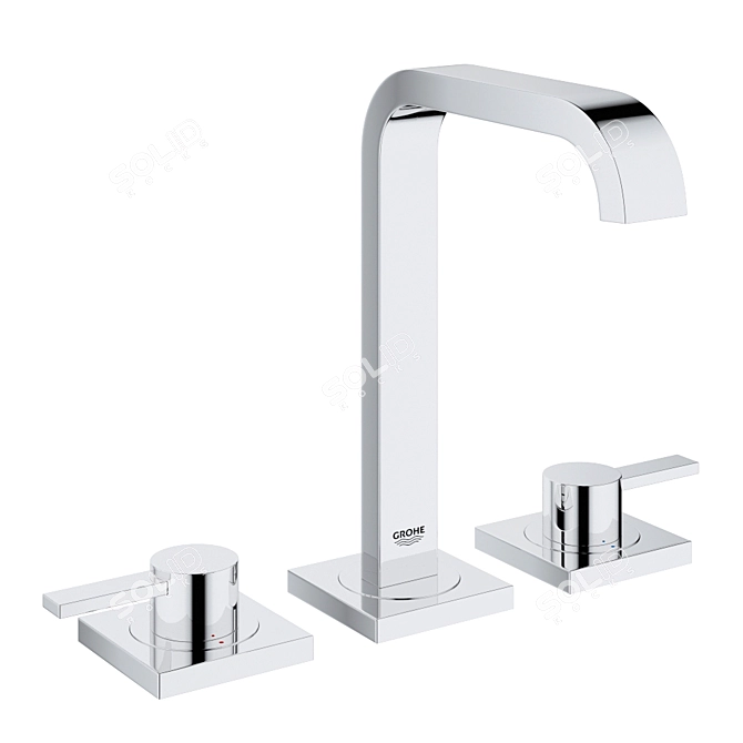 Elegant Grohe Allure Mixer Taps 3D model image 3