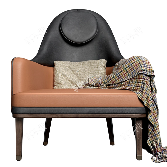 Dragonfly Elegance: Cipriani Homood Armchair 3D model image 4