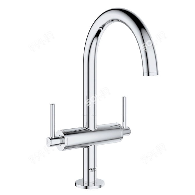 Premium Grohe Atrio Mixer Set 3D model image 4