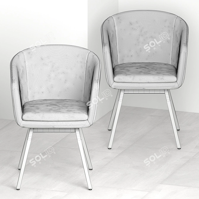 Modern Cabin Armchair by Johanson 3D model image 9