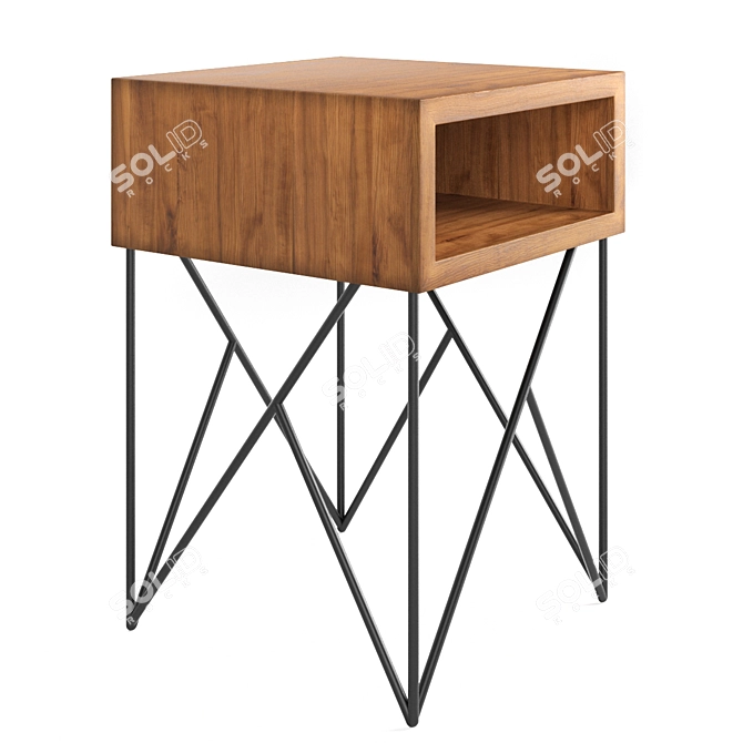 Elegant Dixon Side Table - Stylish & Versatile 3D model image 2