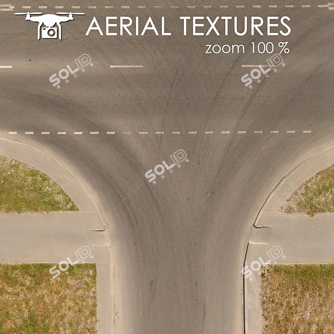 Aerial Landscape Texture for Versatile Visualizations 3D model image 2