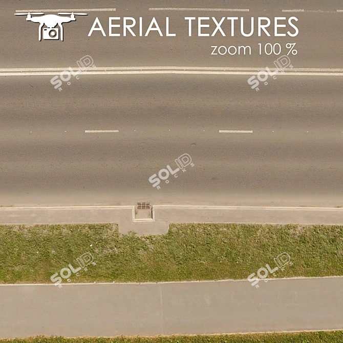 Aerial Landscape Texture for Versatile Visualizations 3D model image 5