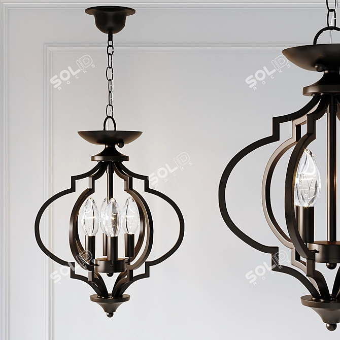 Italian Pendant Light: ST Luce Foriate SL361.303.04 3D model image 1