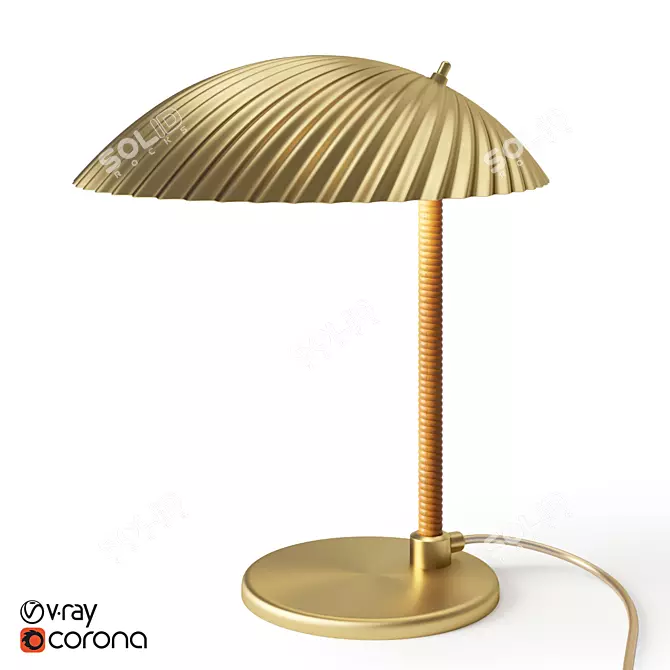  Elegant Gubi 5321 Table Lamp - Modern Design 3D model image 1