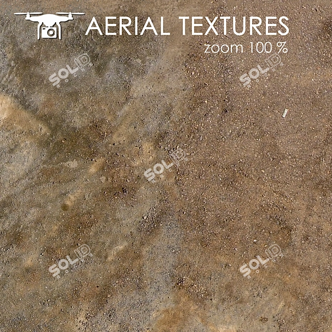 Seamless Aerial Landscape Texture 3D model image 2