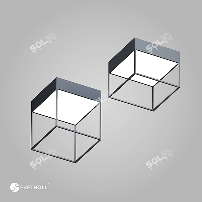 SvetHall: Size & Color Options 3D model image 1