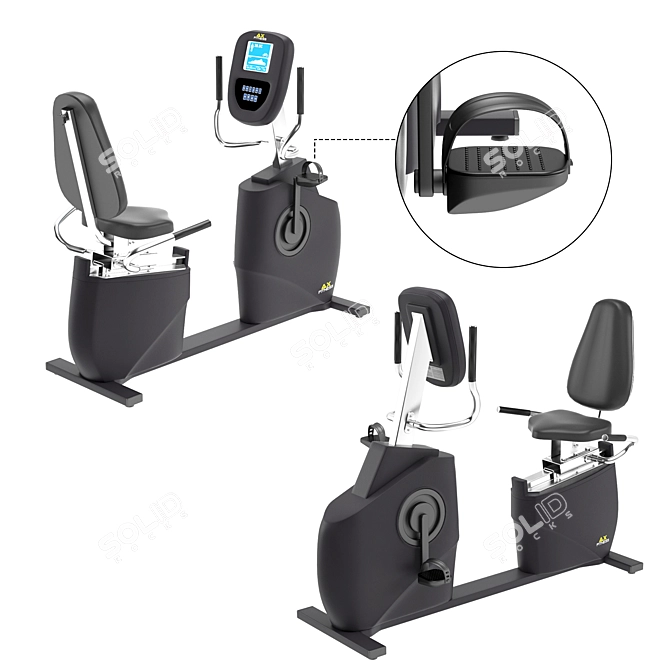 Premium Gym Equipment: V-Ray Render 3D model image 2