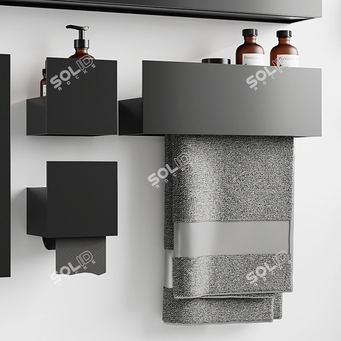 Agape 3D Bathroom Accessories 3D model image 2