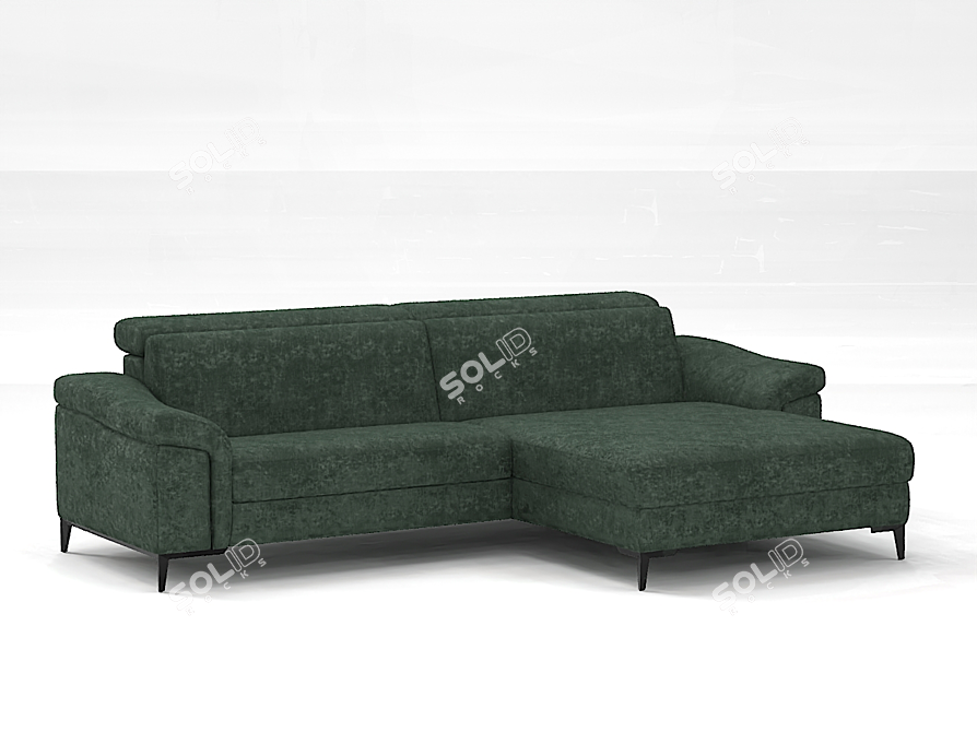 Belgian Antelao: Elegant, Versatile Sofa 3D model image 3