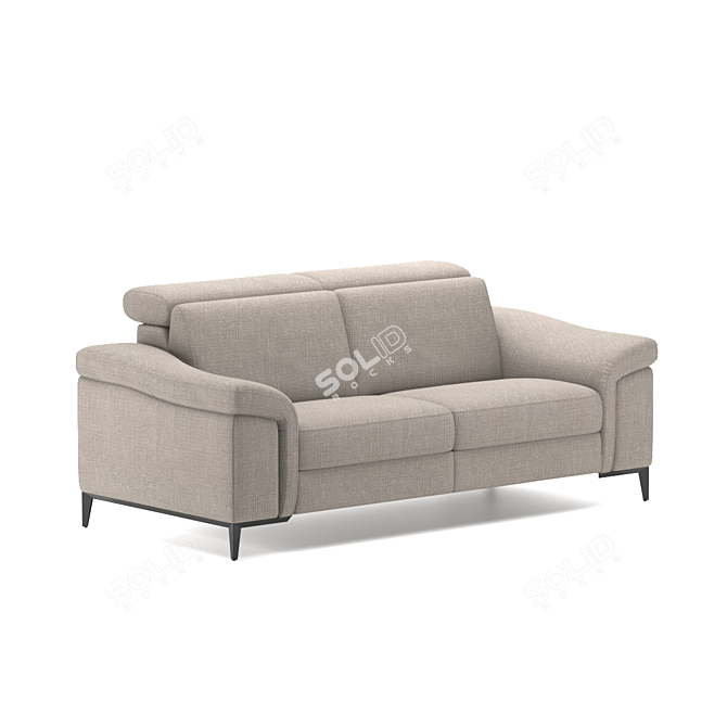 Belgian Antelao: Elegant, Versatile Sofa 3D model image 5