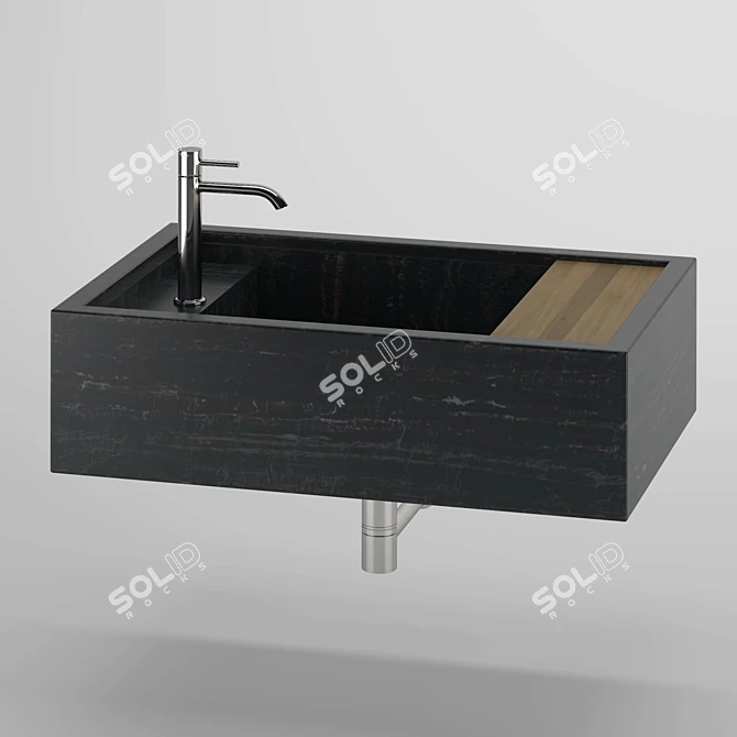 Portobello-inspired MINI Washbasin 3D model image 1