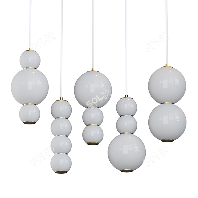 Lumen Pendant Light Collection 3D model image 1