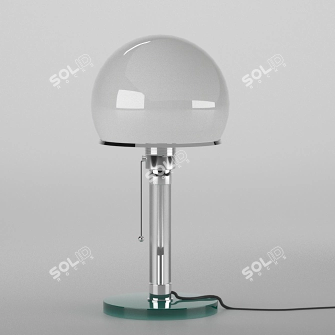 Corona 4 Table Lamp - Vintage Elegance 3D model image 1